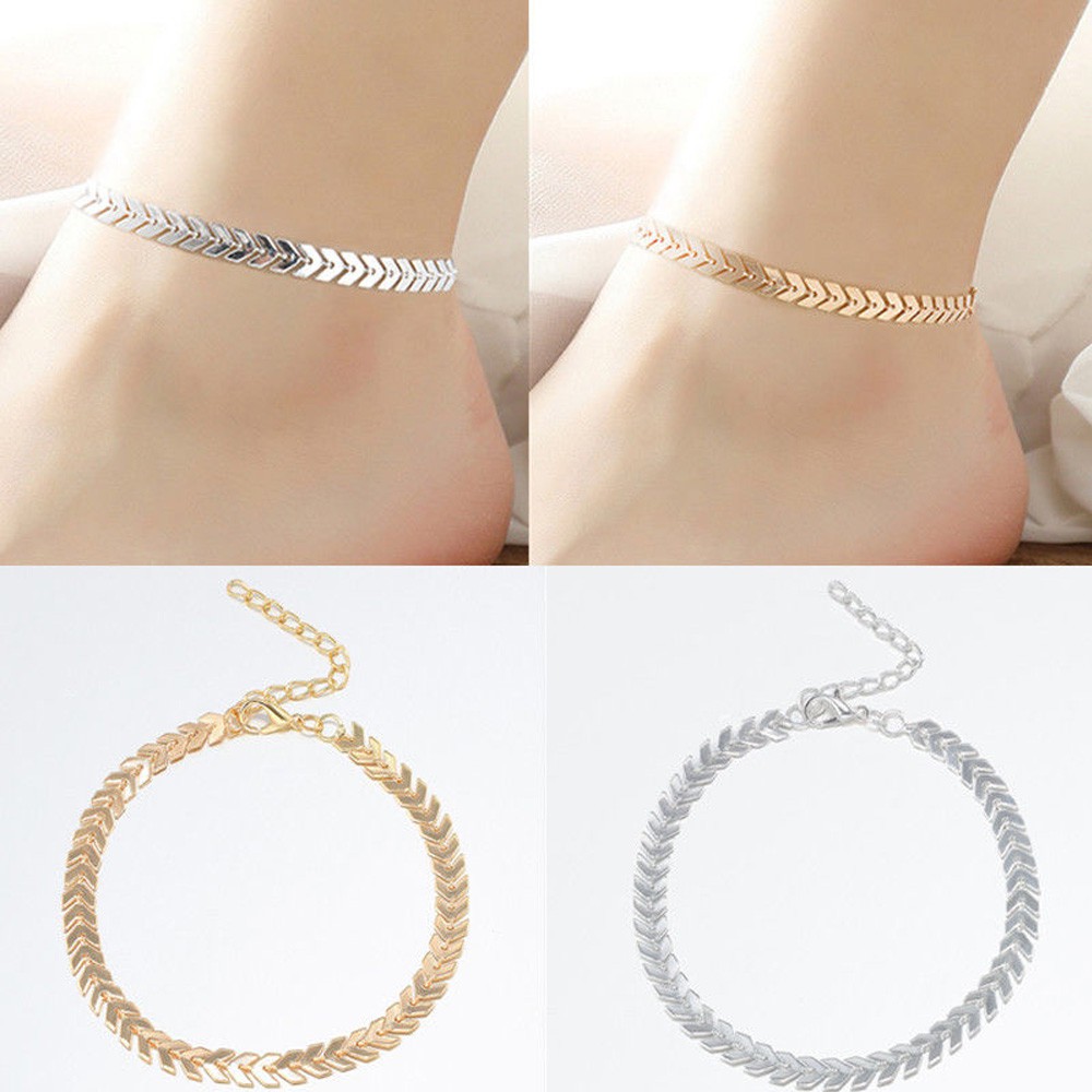 Vòng đeo cổ chân dạng vảy cá độc đáo | BigBuy360 - bigbuy360.vn