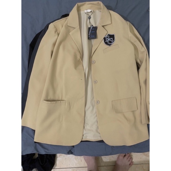 Áo blazer regods đen/ beige 99%
