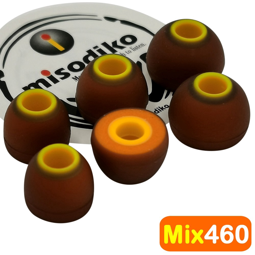 Set 3 Đầu Tai Nghe Nhét Tai Misiko Mix460 Cho Jaybird X4, X3, X2, Bluebuds X ,Tom 2 F5 /Beats Prop 3, 2, 1, Posx, Tour / Miman / 1mre / Sony Gu15P Tam15Ap Ex650P Ex155P