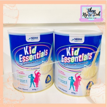 Sữa Kid Essentials Nestle Vanilla 850g mẫu mới HSD:2/4/2023