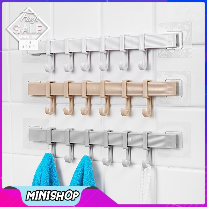 Thanh Móc Treo Quân Áo Dán Tường Siêu Chắc MINISHOP H233