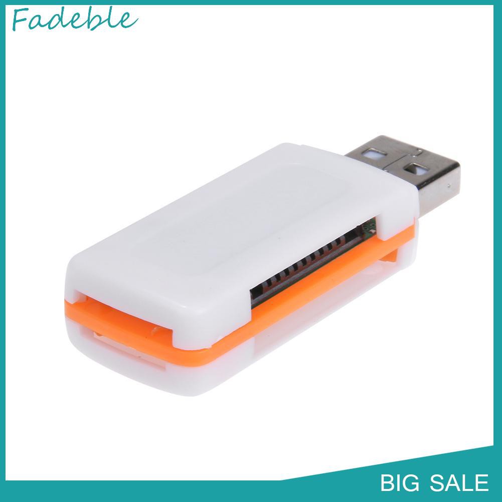 Đầu Đọc Thẻ Nhớ Sd / Mmc Tf Ms M2 Với 4 Khe Cắm Usb 2.0