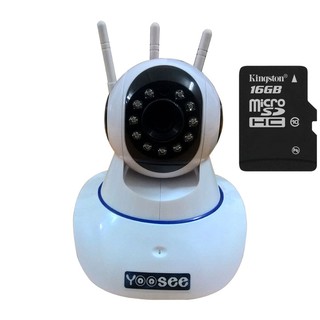Camera IP Yoosee 3 râu tặng thẻ nhớ 16GB lưu trữ lên đến 10 ngày