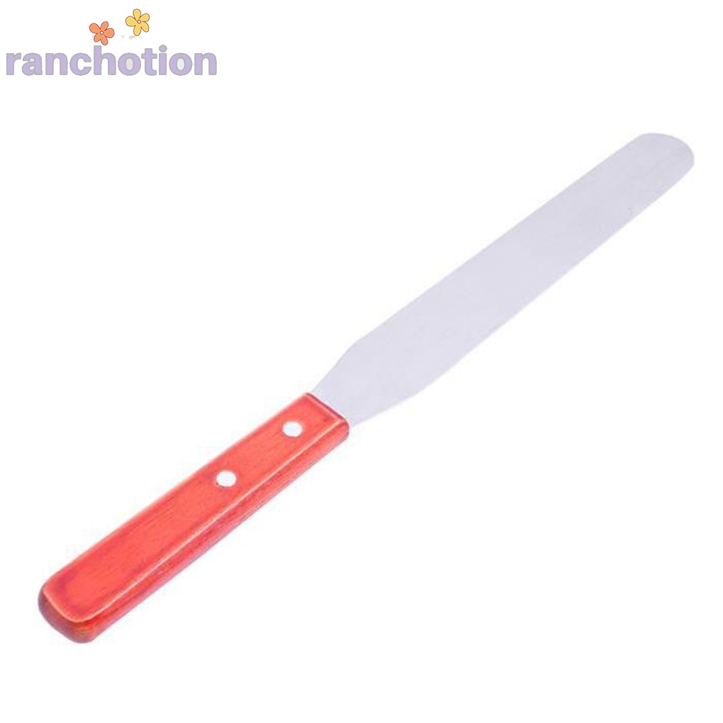 Dao Chà Láng Bánh Kem Cán Gỗ Dài 8 Inch