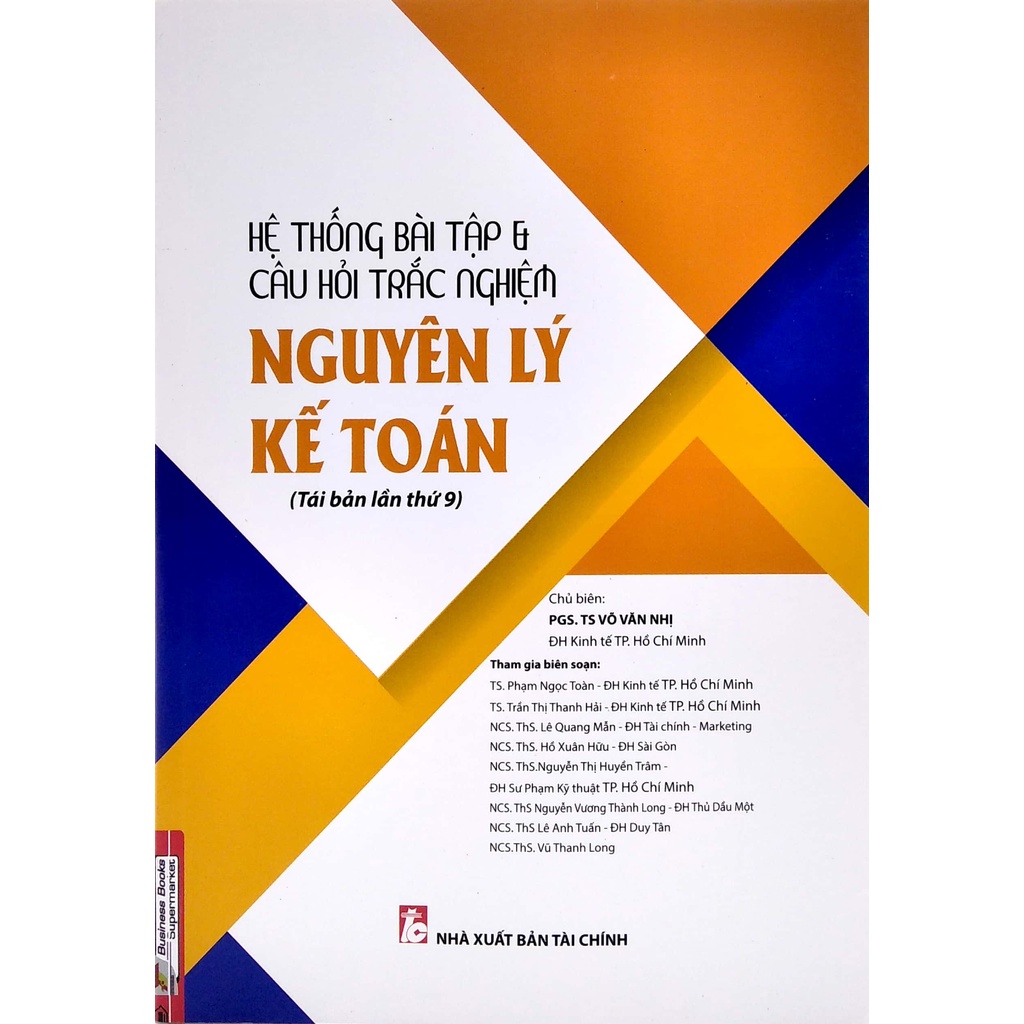Sách Hệ Thống Bài Tập & Câu Hỏi Trắc Nghiệm Nguyên Lý Kế Toán