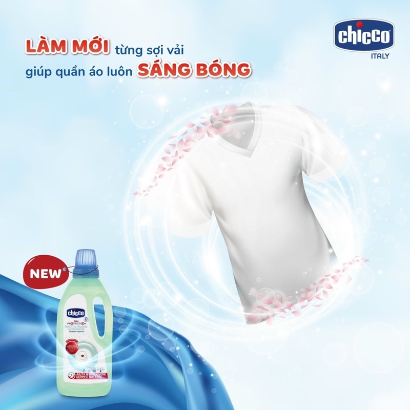 Nước trợ giặt Chicco 0M+2 lít - nước giặt quần áo cho bé