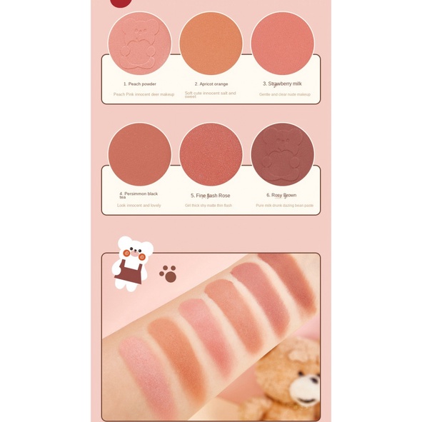 Phấn má hồng Kiss beauty nhiều màu sắc dễ tẩy trang | BigBuy360 - bigbuy360.vn