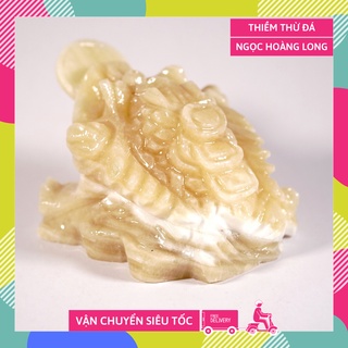 Tượng Cóc Thiềm Thừ đá Ngọc Hoàng Long tự nhiên 100% năng lượng lớn cầu tài lộc linh ứng - Nhiều cỡ