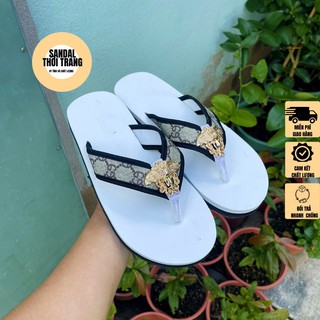 Dép cặp nam nữ rắng/Vàng SANDALTHOITRANG full size 30-44