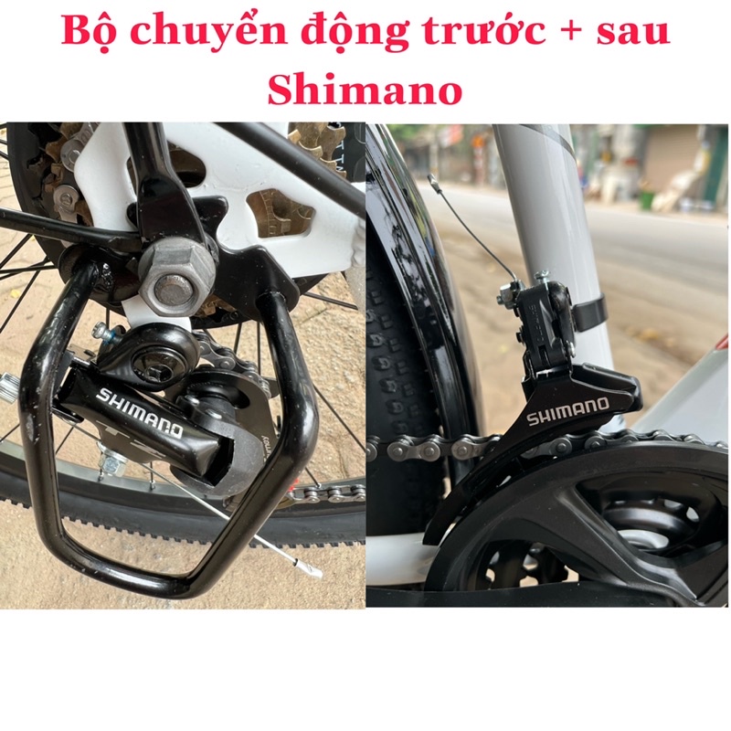 Xe đạp địa hình thể thao người lớn BRAVE WILL 24-26inch có đề SHIMANO mẫu mới 2022