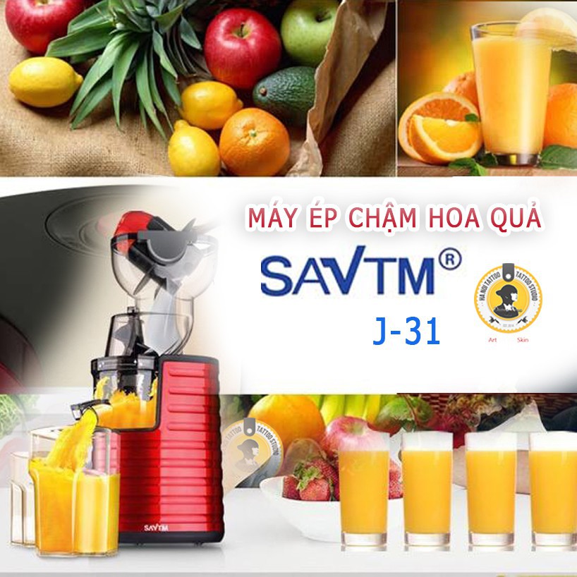 MÁY ÉP TRÁI CÂY HOA QUẢ TỐC ĐỘ CHẬM SATVM J31 CỔ TO, CÔNG SUẤT LỚN 250W - [FREESHIP] - BẢO HANH 1 NĂM - KÈM ẢNH THẬT