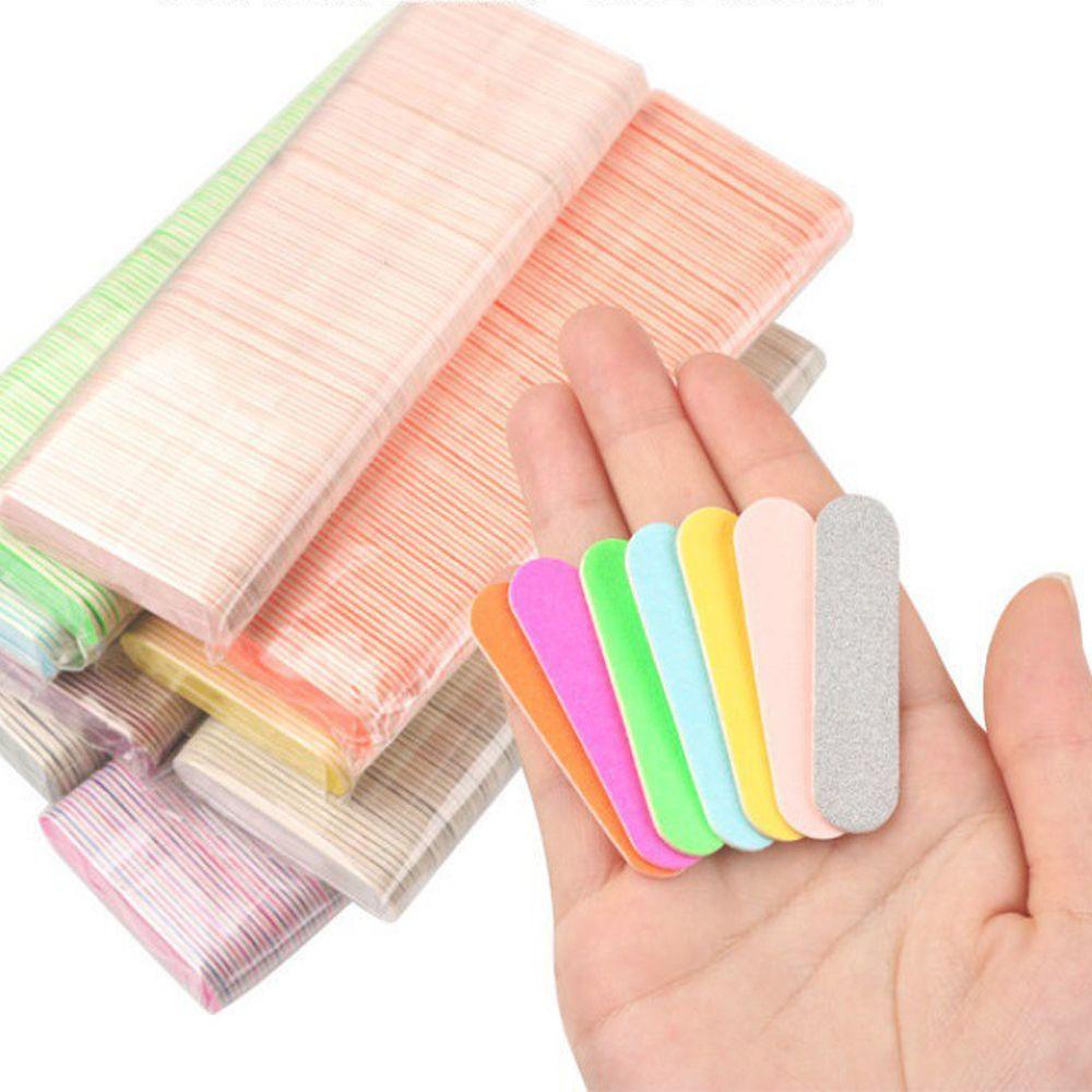 Bộ 100 Cây Dũa Móng Tay Mini Màu Hồng