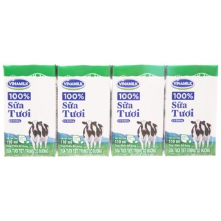Lốc 4 hộp sữa Vinamilk 110ml
