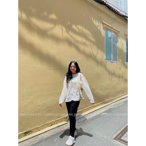 Set áo 2s croptop kèm áo lưới cổ tròn tay dài freesize Pumi