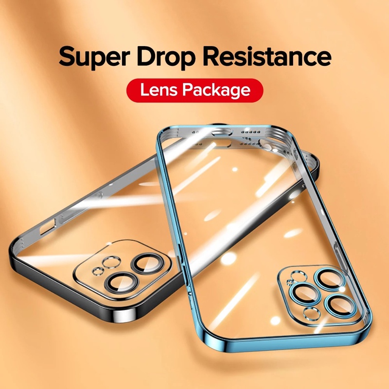 Ốp điện thoại silicon mica trong suốt cho iPhone 13 Pro Max 13 Mini 4G 5G 2021