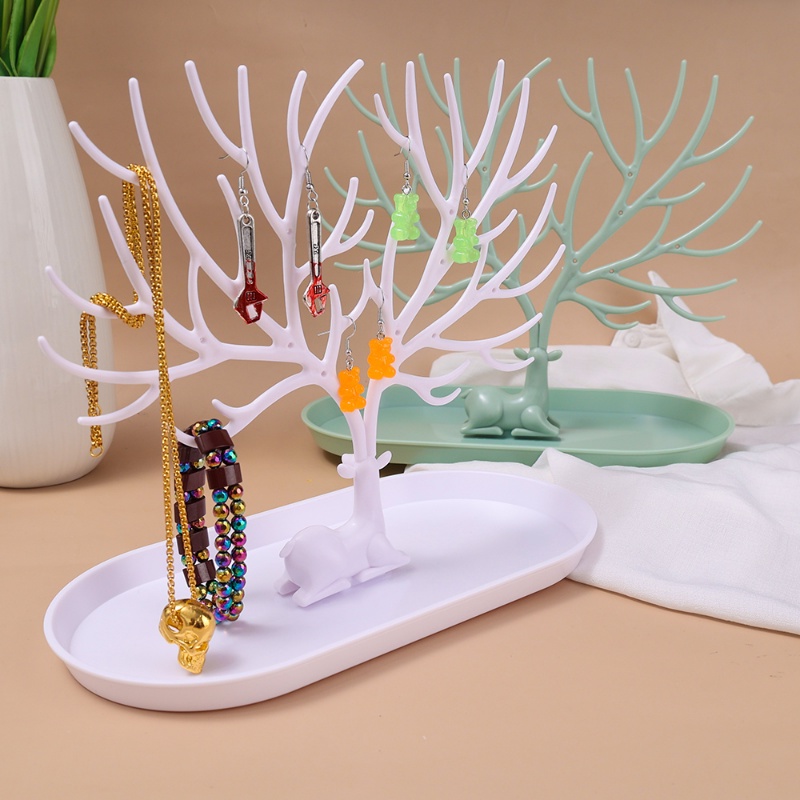 Mới Giá Đỡ Trưng Bày Trang Sức Hình Sừng Hươu Sáng Tạo Đa Năng