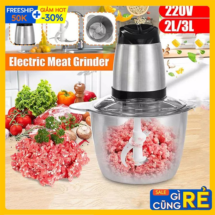 [Mã ELHADEV giảm 4% đơn 300K] Máy xay thịt cá inox 304 cao cấp, xay thực phẩm - 600W siêu khỏe Chính Hãng Sokany