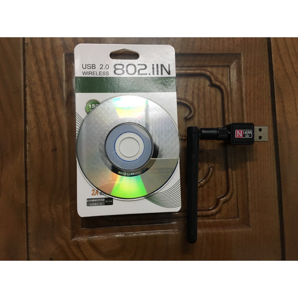 USB Wifi - USB thu Wifi 802.11n Cho Máy Bàn Có Anten - DC2381 | BigBuy360 - bigbuy360.vn