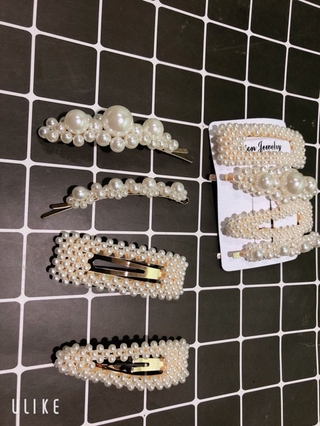 Set 4 kẹp tóc hàn quốc siêu xinh