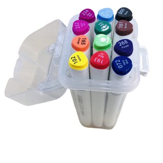 Bút lông màu Baoke maker 2 đầu cao cấp