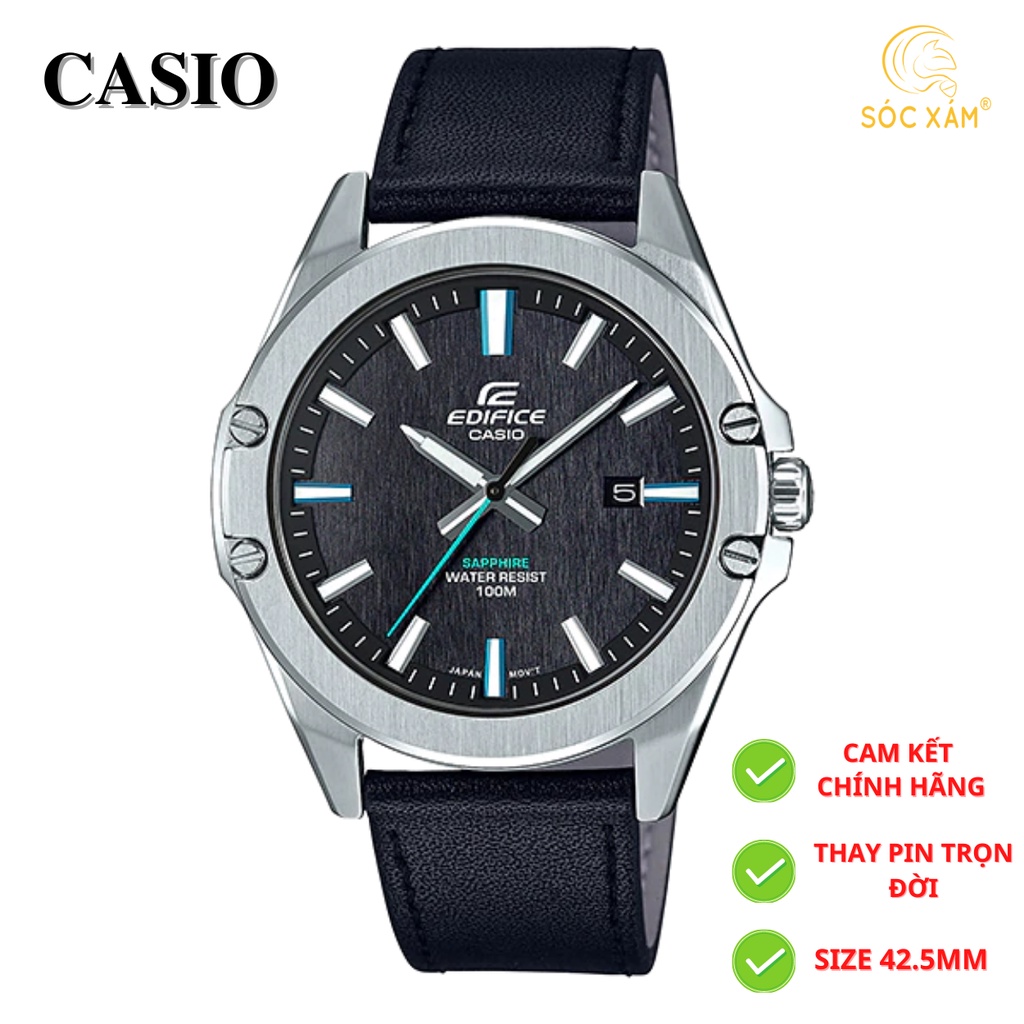 Đồng hồ nam thời trang đẹp ❤️ Đồng hồ đeo tay thể thao nam Casio Edifice EFR-S107 chính hãng rẻ