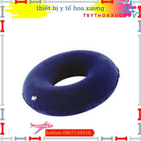 Phao Chống Loét Bơm Hơi Cao Cấp Cho Người Bệnh Có Lớp Vải Nỉ Bên Ngoài