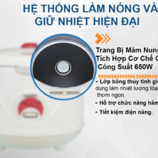Nồi cơm điện Cuckoo 1.8 lít CR 1021
 
 (4-6 người ăn )