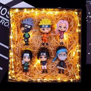 Set 6/11/12 mô hình nhân vật hoạt hình Naruto/Uchiha Sasuke/Haruno Sakura/Hatake
