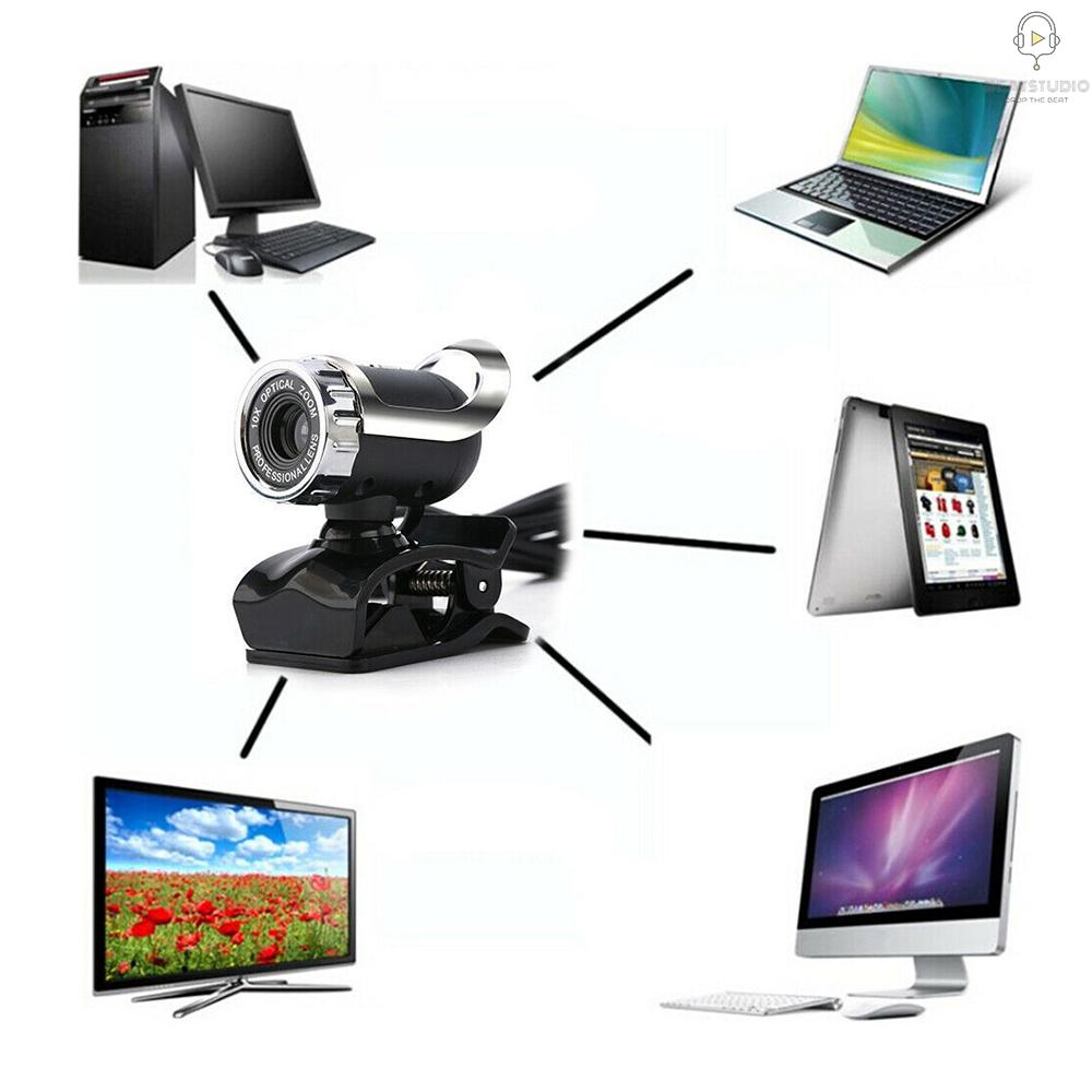 Webcam Usb 2.0 Xoay 360 Độ Bs 480p Cho Máy Tính | BigBuy360 - bigbuy360.vn