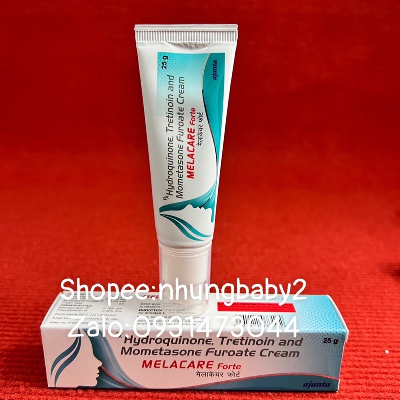 Kem Melacare tretinoin 0.025% + hydroquinone 2% loại bỏ thâm nám