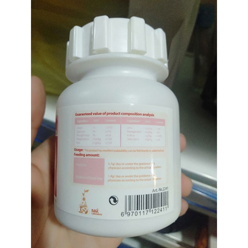 Viên bổ sung máu, Vitamin, Khoáng chất, Vi lượng cho Chó Bioline Pet Nutritional Supplement Hộp 160 viên