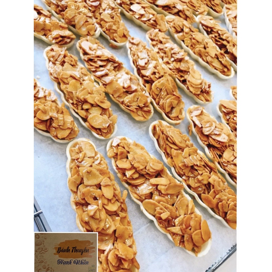 Bánh thuyền hạnh nhân  không đường ăn kiêng giảm cân tự nhiên đồ ăn vặt healthy  350gram