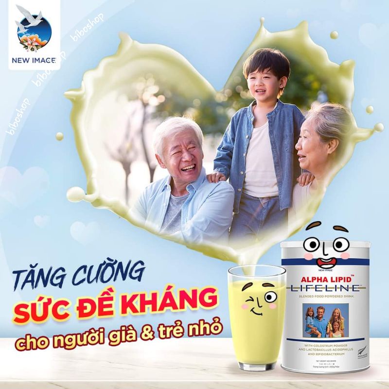 [CHÍNH HÃNG] SỮA NON ALPHA LIPID LIFELINE 450G CỦA NEW ZEALAND, GIÁ GỐC CỦA NHÀ PHÂN PHỐI