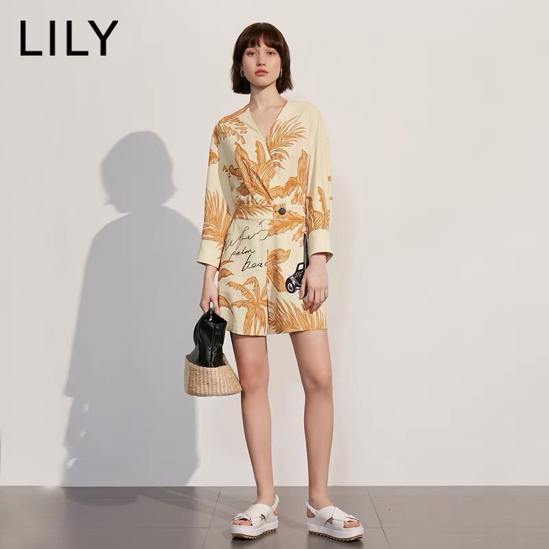Jumsuit hoa vàng Lily