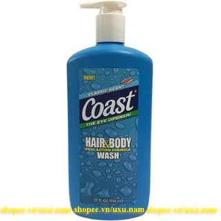 Sữa Tắm 946Ml Coast 2 Trong 1 Coast Hair & Body Wash Classic Scent, Của Hàng Chính Hãng.