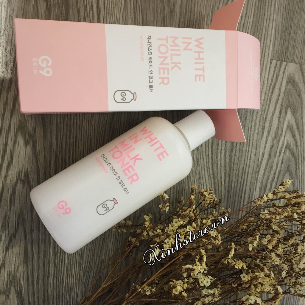 NƯỚC HOA HỒNG TRẮNG DA G9 SKIN WHITE IN MILK TONER CHÍNH HÃNG