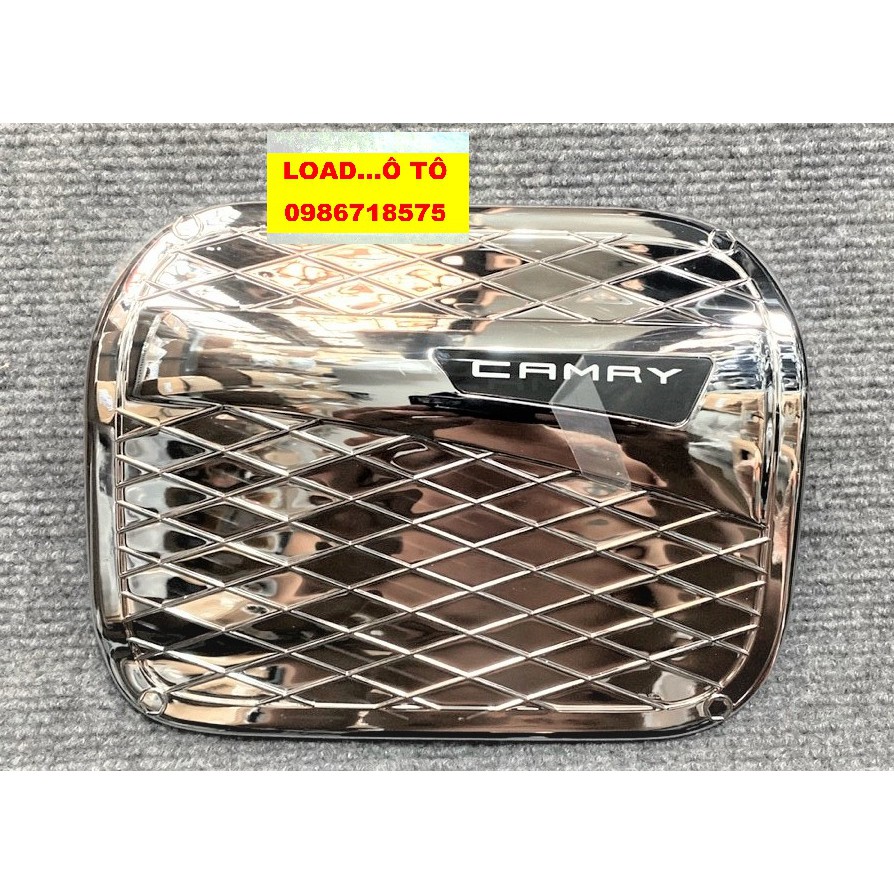Ốp Nắp Bình Xăng Xe Toyota Camry 2019-2021 Mạ Crom Sáng Bóng Cao Cấp