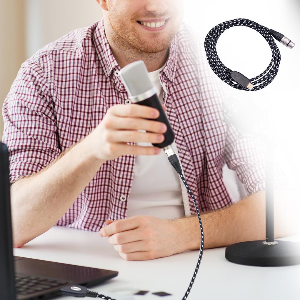 Cáp ChuyểN ĐổI Âm Thanh USB Sang XLR USB2 0 Chuyên NghiệP