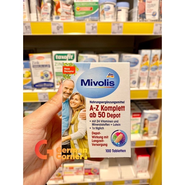 Viên uống Vitamin tổng hợp MIVOLIS A Z ĐỨC 100 Viên