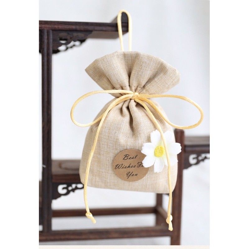 Túi vải bố làm túi thơm, đựng cà  phê, quà tặng, trang sức, phụ kiện hàng cao cấp