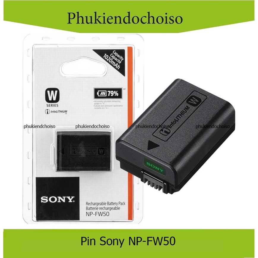 Pin thay thế pin máy ảnh SONY NP-FW50