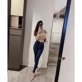 MH ÁO LEN CROPTOP CỔ BẺ 4M CHO NỮ