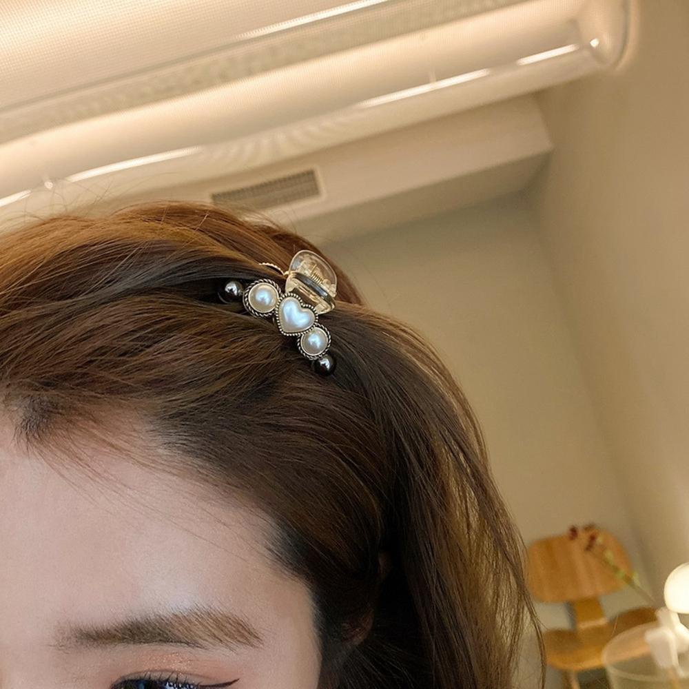 Kẹp Tóc Hình Oval Đính Đá Lấp Lánh Sang Trọng Cho Nữ