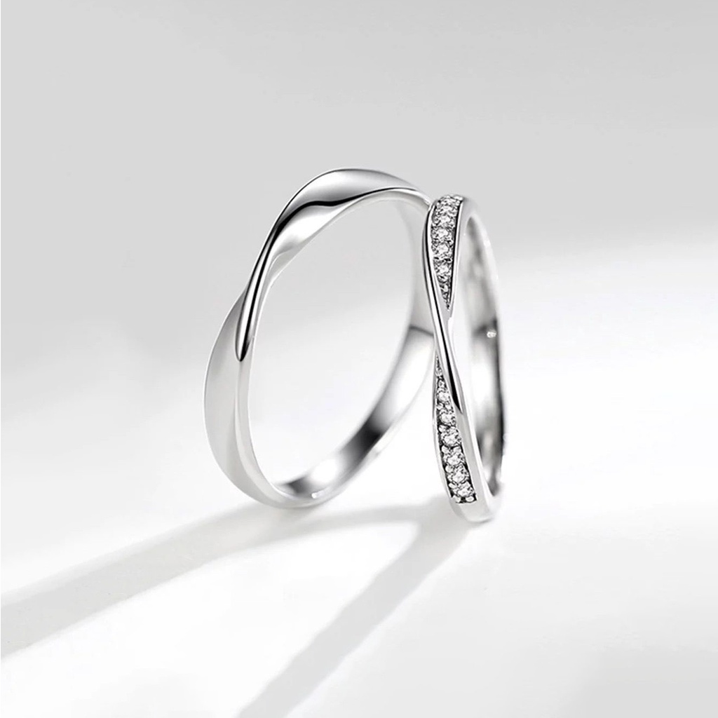 Nhẫn Đeo Tay Kiểu Dáng Đơn Giản Thời Trang Cho Cặp Đôi