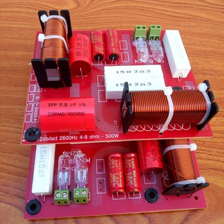 mạch phân tần 2 loa full đơn công suất lớn - 2 MẠCH