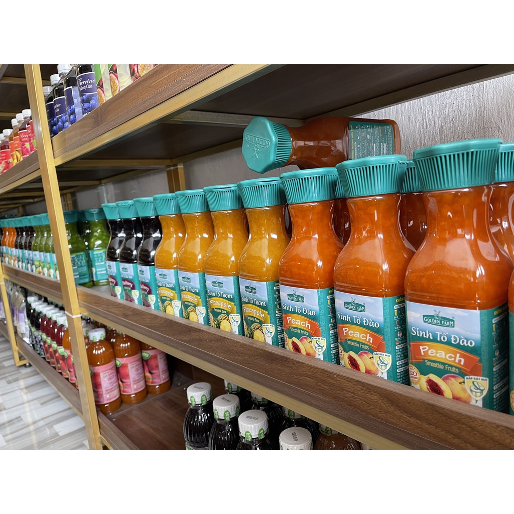 Golden Farm Sinh Tố đủ mùi vị chai 1L