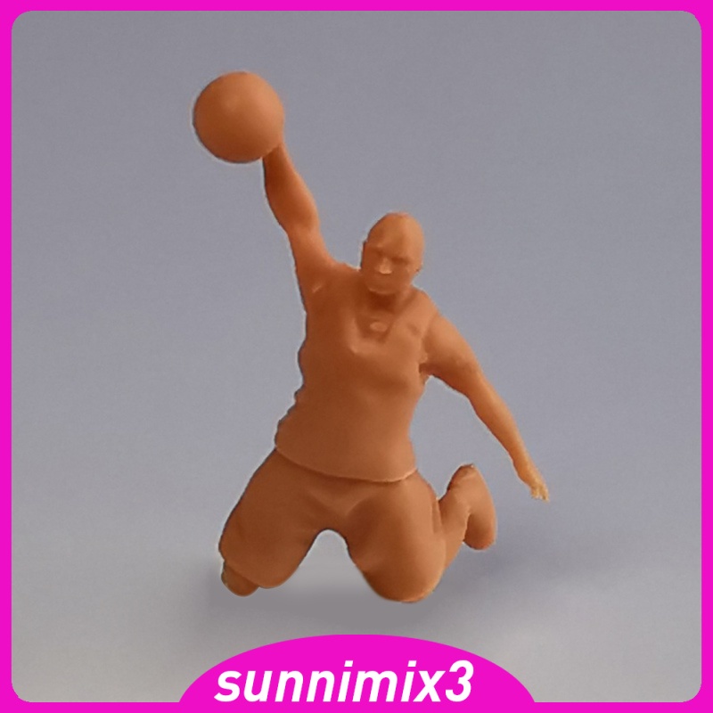 [Kayla Computing Shop] 1/64 Scale Sports Character Resin Figure Unpainted Model Character Statue