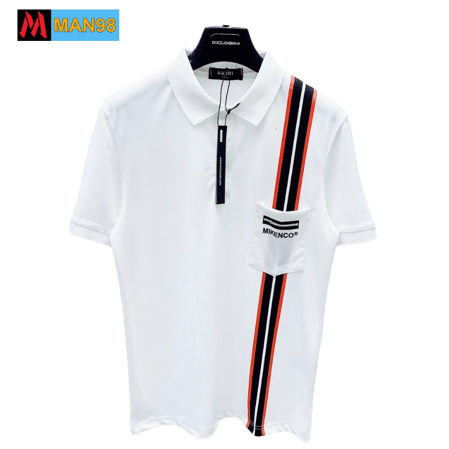 Áo polo nam có cổ mikenco chất liệu cotton PL21