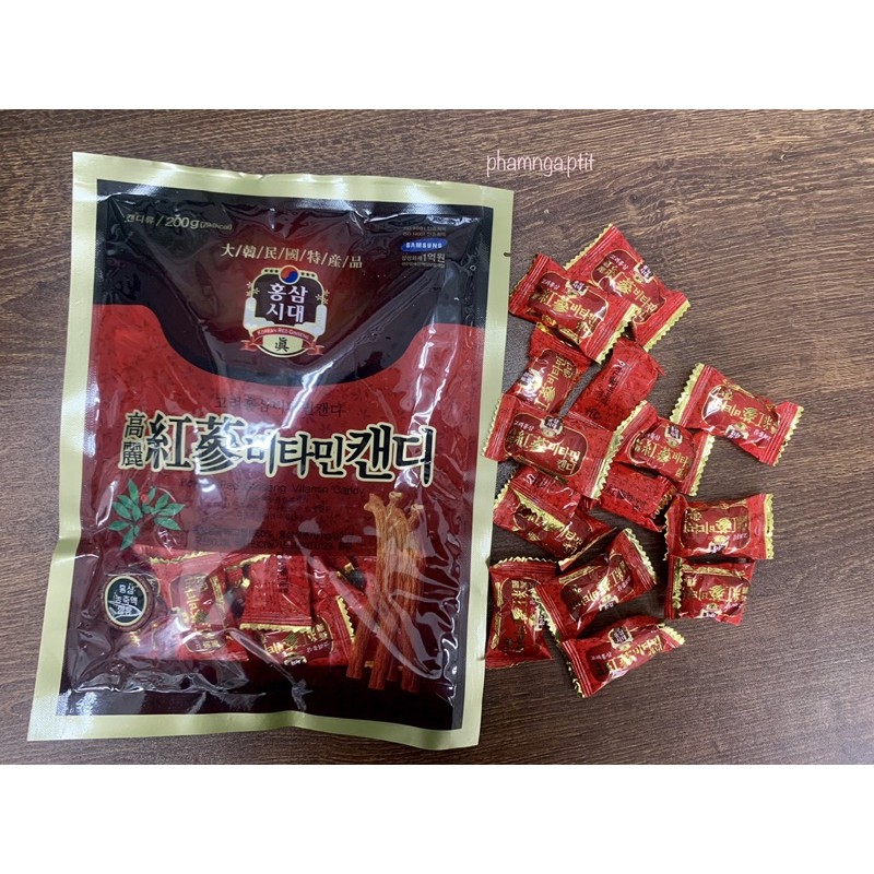 Kẹo sâm vitamin Hàn Quốc (1 viên)