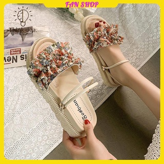 Giày sandal nữ đế dày thời trang hàn